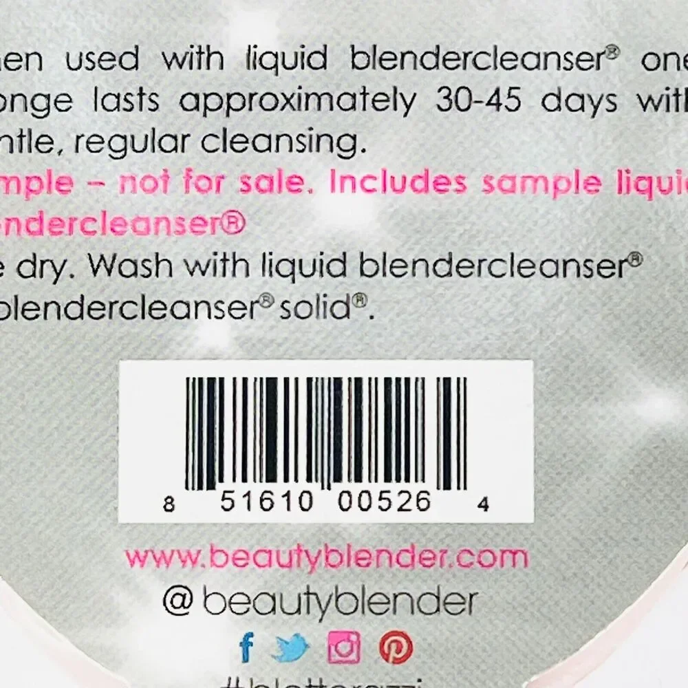 Beautyblender Blotterazzi ReusableMake Up Oil Blotting Sponge Sealed New